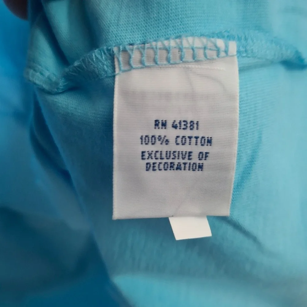 Polo Ralph Lauren Mens 2XB Big Blue Cotton Pocket T-Shirt Yellow‎ Pony Logo